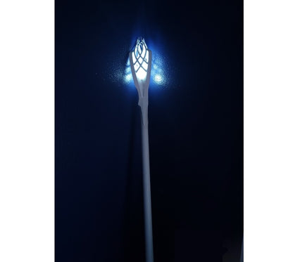 Der weiße Stab des Magiers Gandalf mit Licht 150 cm Herr der Ringe (Riesengröße)