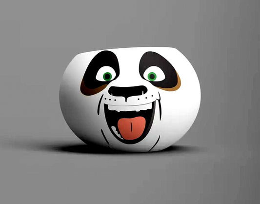 Kung Fu Panda Blumentopf Figur bemalt 15 cm – 03
