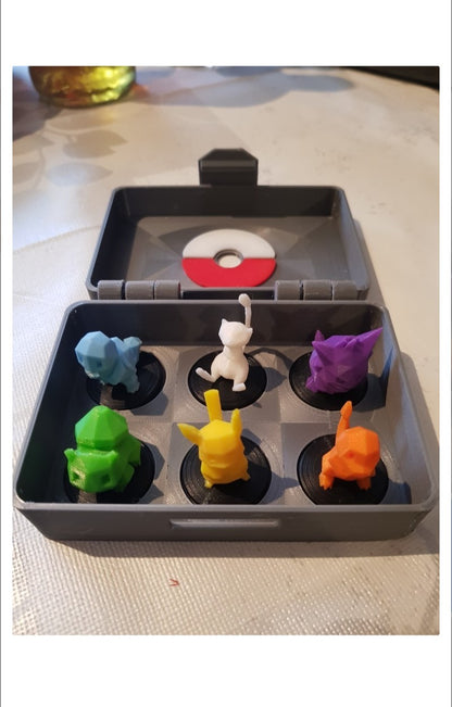 Pokémon Figurenset mit Tasche und Ständer