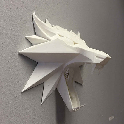 The Witcher 3 Wolfskopf Wanddekoration 21 Cm
