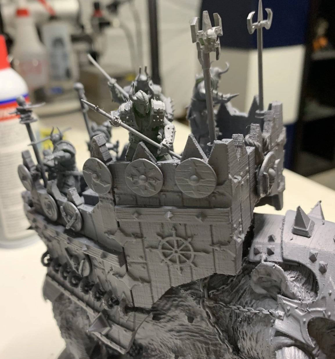 Gepanzertes Kriegselefant Herr der Ringe Figur 15 cm (Große Ausführung)