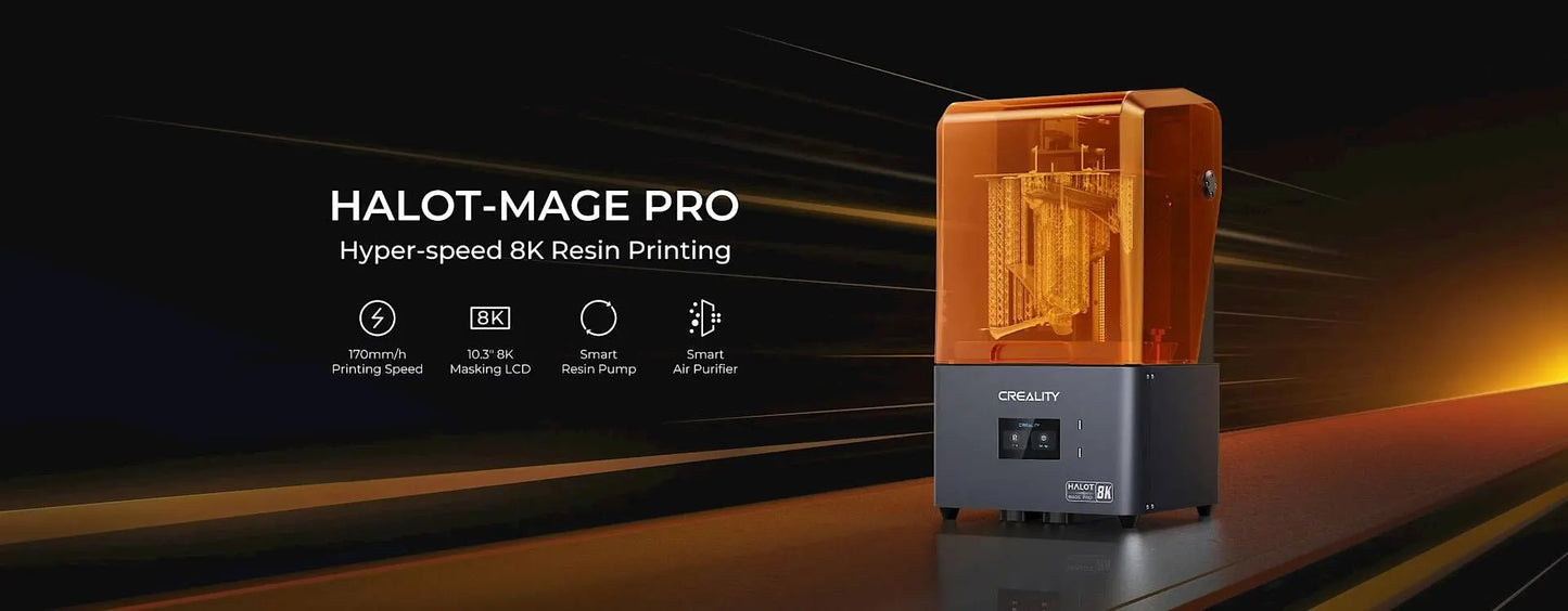 Creality Halot Mage Pro 8K Resin 3D-Drucker (GEBRAUCHT, RENOVIERTES PRODUKT)