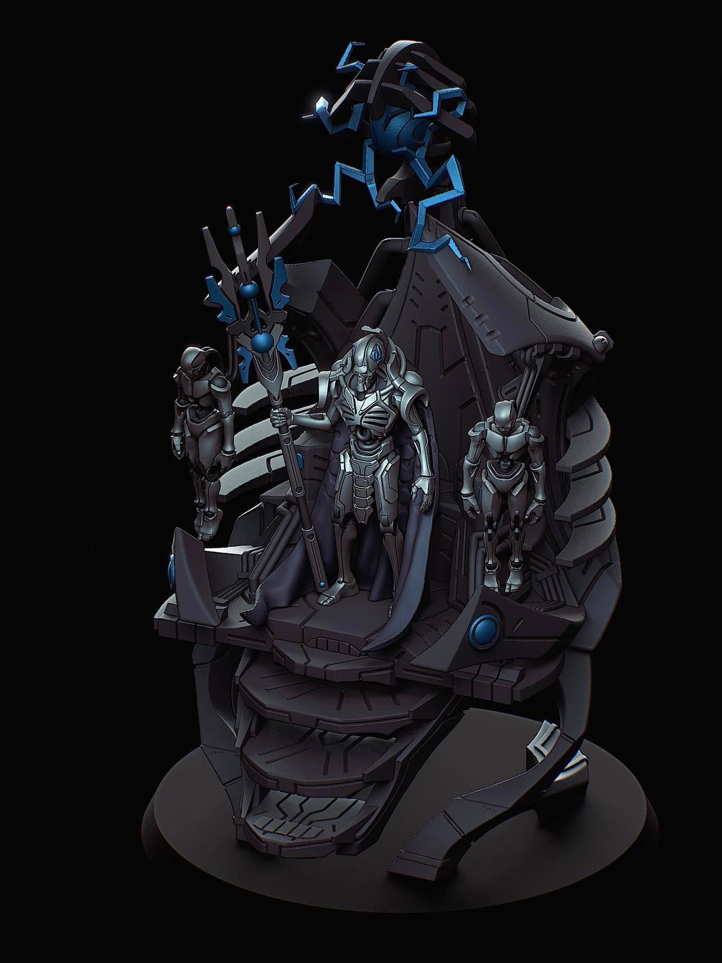 Warhammer 40K Szarekh der Stille König Figur 25 cm Großformat