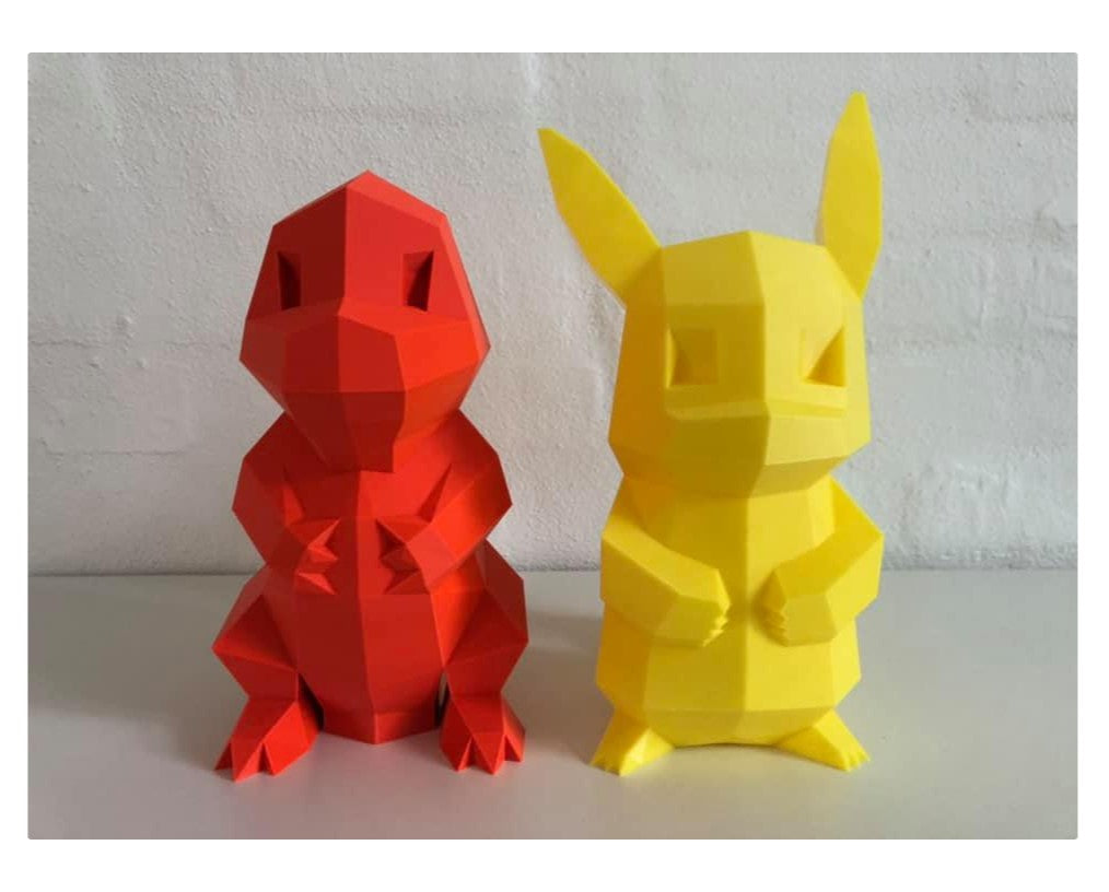Pokémon Glumanda und Pikachu Geschwister Spardosen Set (2er-Pack)