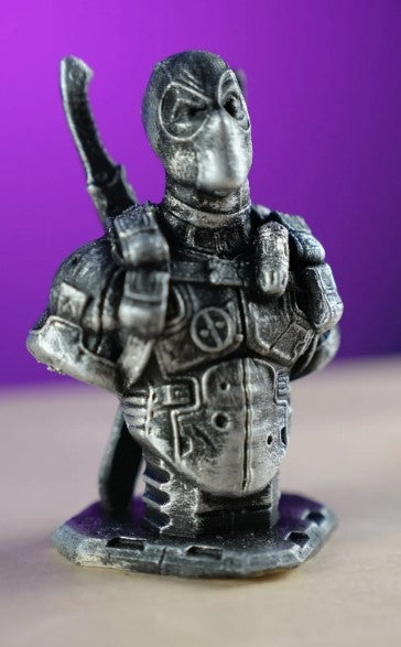 Deadpool Büste / 3D Marvel Figur - 10 Cm