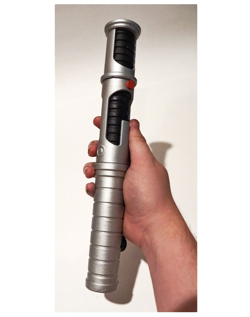 Quinlan Vos' Lichtschwertgriff Star Wars (mit Ständer)