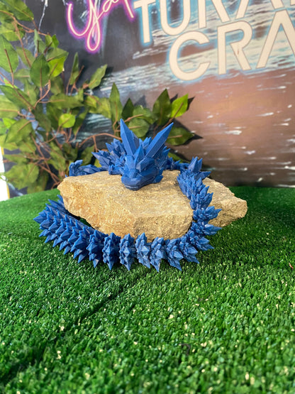 Turaç Cans Beweglicher Kristall-Drache (Große Größe 52 Cm) Alle Farben