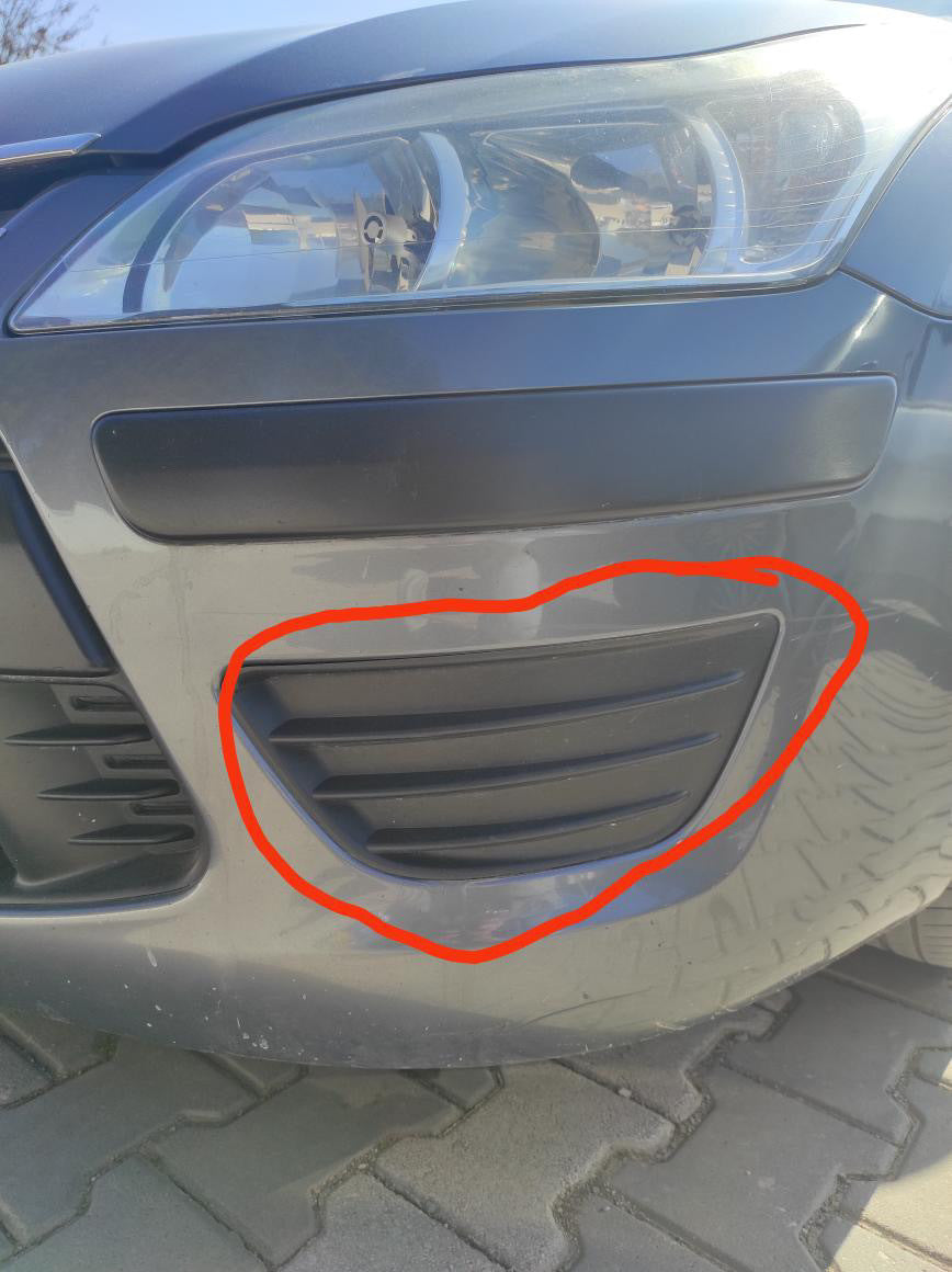 Citroen C4 2008 Karosserie Nebelscheinwerferabdeckung Rechts Links Set