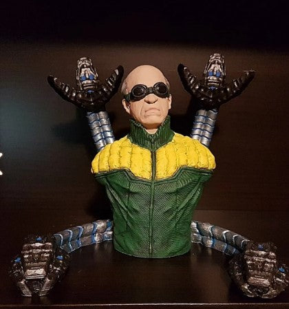 Doctor Octopus Spiderman Bemalte Büste 12 cm