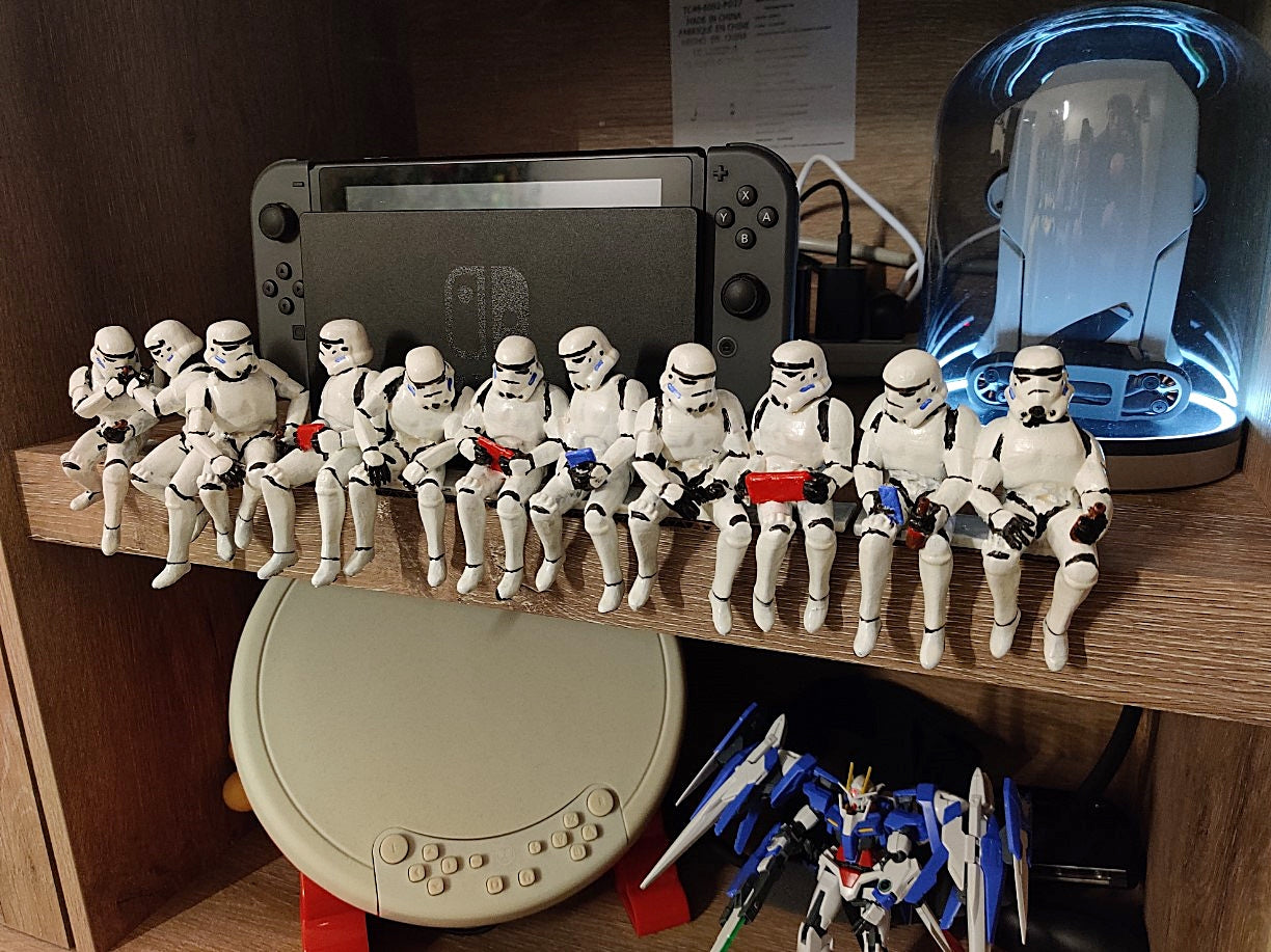 Stormtrooper Star Wars Bücherregal 15-teiliges Figuren-Set