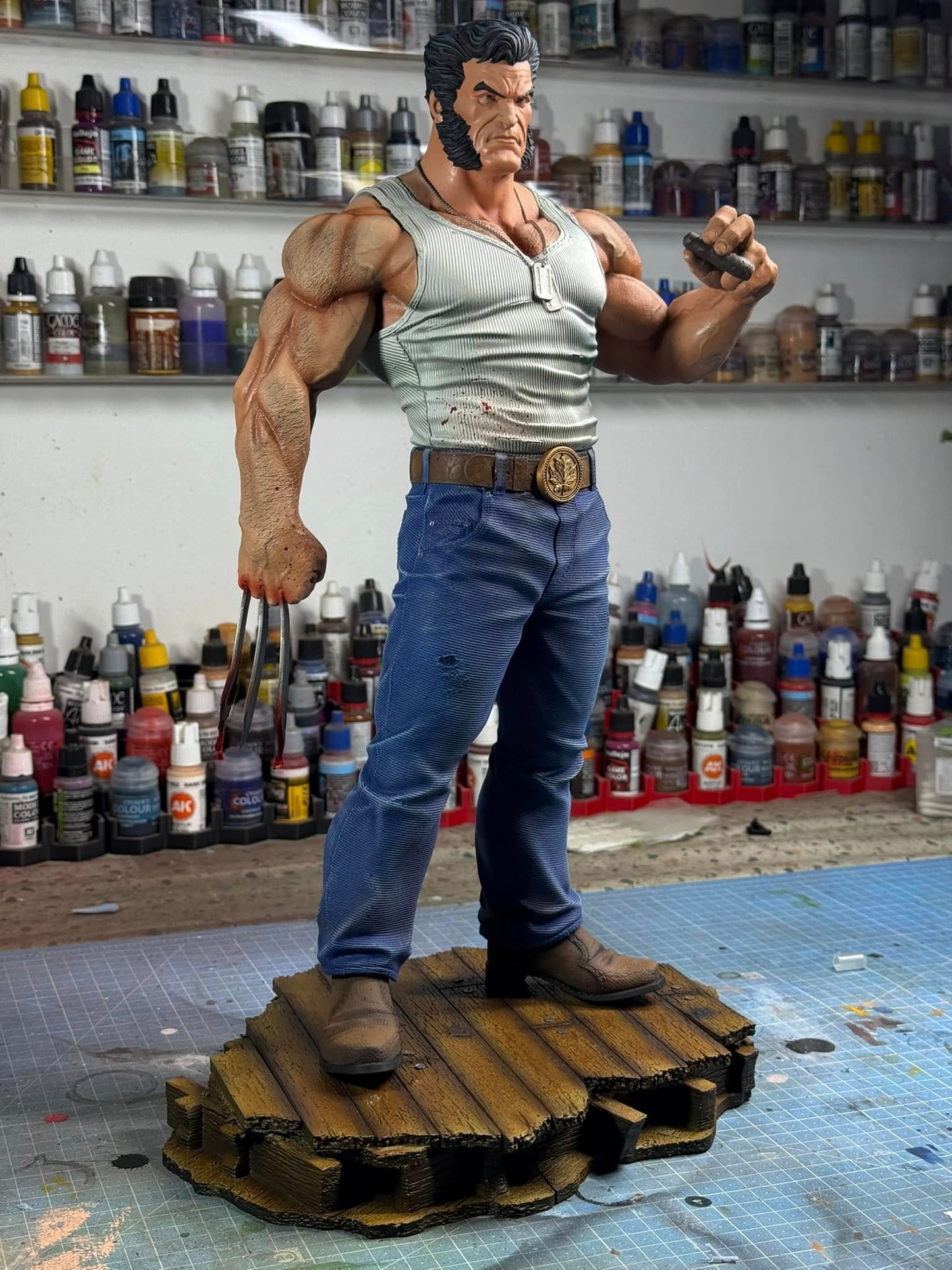 Wolverine Logan Boyalı Figür 25 Cm