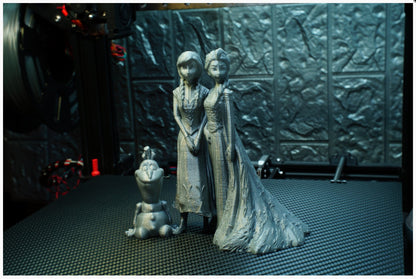 Die Eiskönigin Anna & Elsa & Olaf Büste 10cm