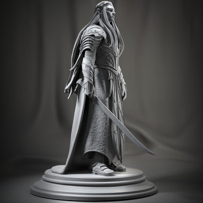 König Thranduil Elbenkönig Hobbit Herr der Ringe Lotr 25 Cm Silberfarbe (Riesig