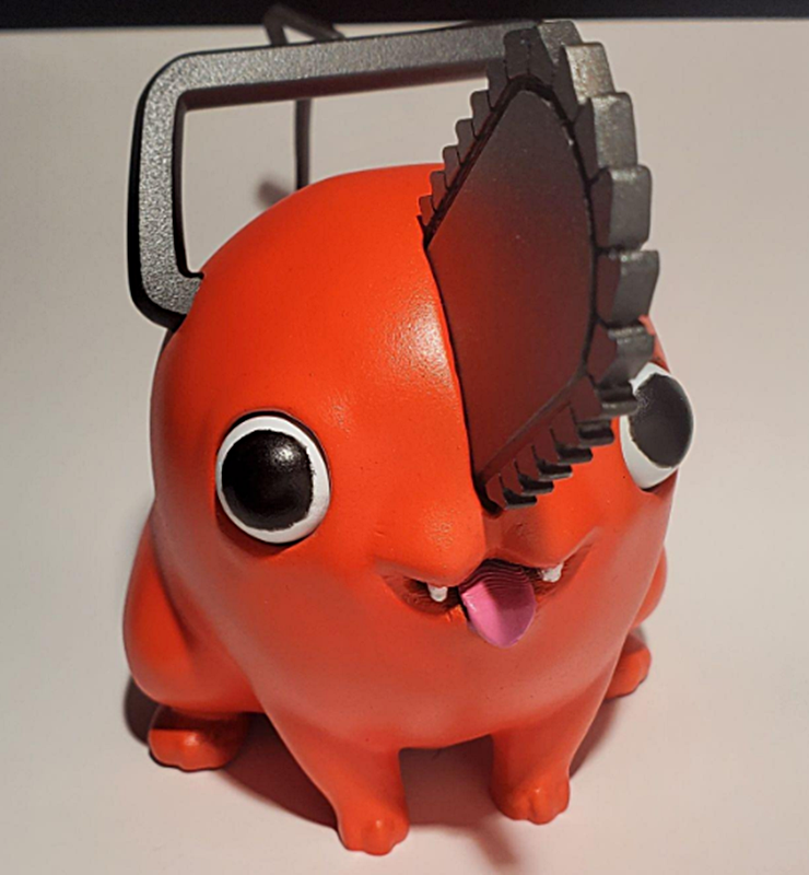Man Pochita Bemalte Figur 10 cm