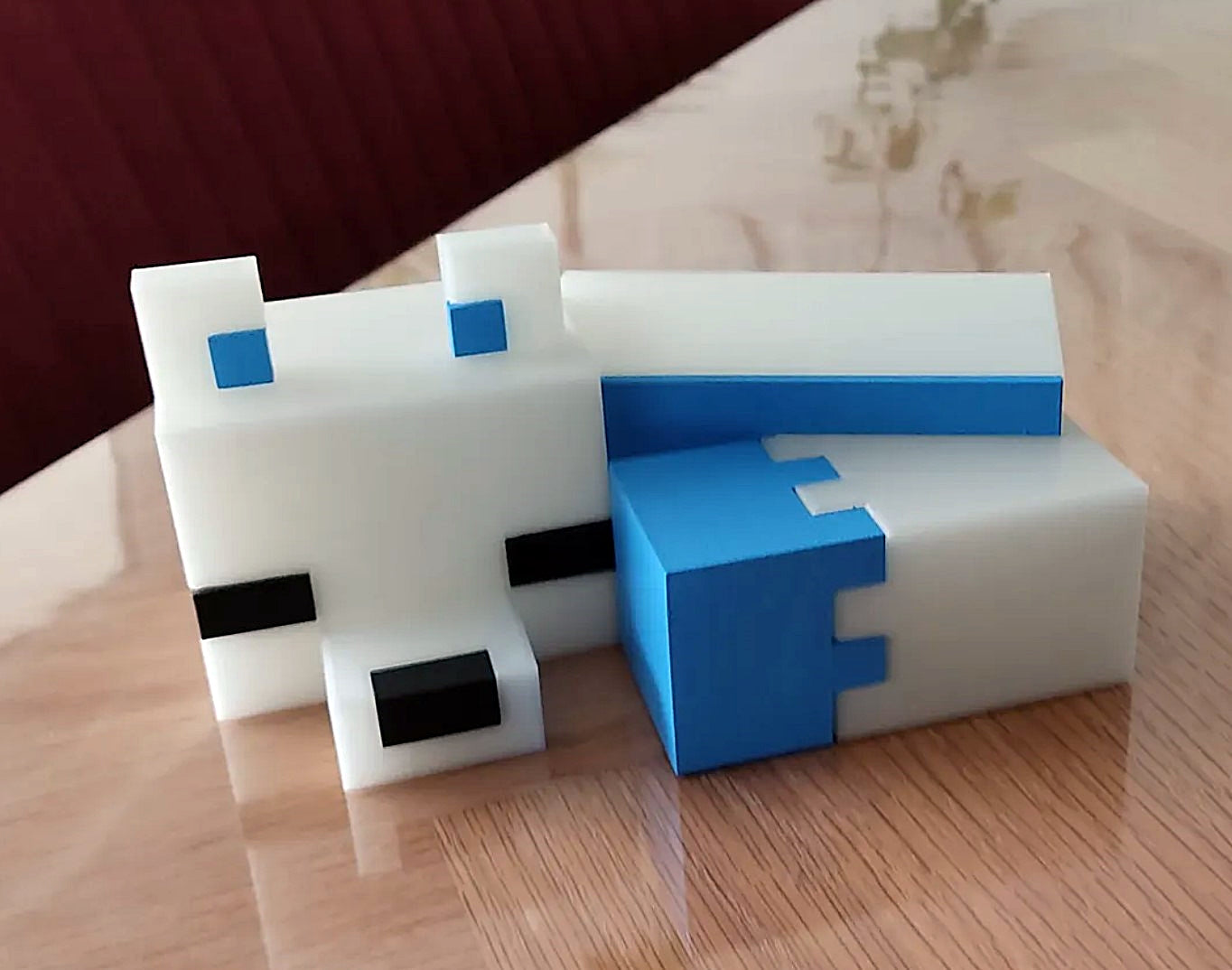 Minecraft Eisfuchs Figur (15 CM BREITE)