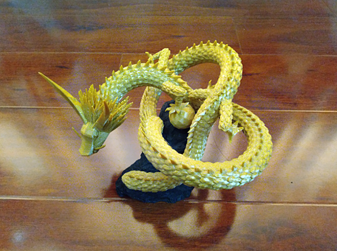 Torus Düğümü Ejderha Boyalı Figür 12 Cm