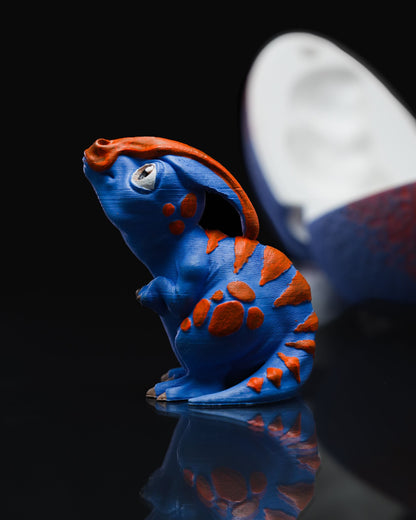 Überraschungs-Dinosaurier-Ei zum Öffnen und Schließen, Parasaurier-Spielzeug, Jurassic World Dinosaurier