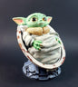 Baby Yoda in Windel Bemalte Büste 12 cm