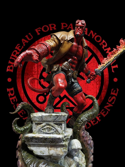 Hellboy War Painted Figur 30CM MEGA Größe