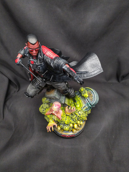 Blade: Klinge mit zwei Seiten 8K UHD Bemalte Figur 30 CM (GROSSE GRÖSSE)