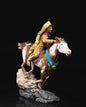 Reitende Indianerfigur Dekoration 20 CM