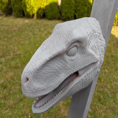 Dinosaurier-Raptorenkopf-Wandbüste, riesige Größe