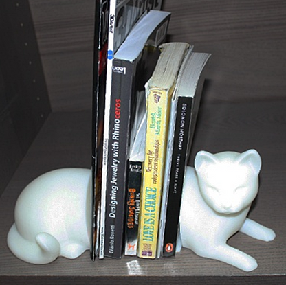 Eleganter dekorativer Katzenfiguren-Buchstütze