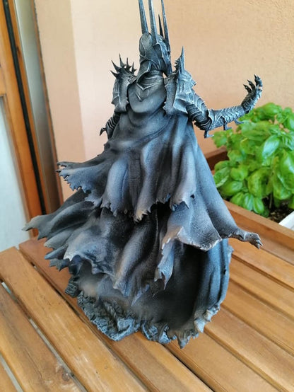 Dark Lord Sauron Handbemalte Figur 20 cm Der Herr der Ringe LotR (Riesenversion)