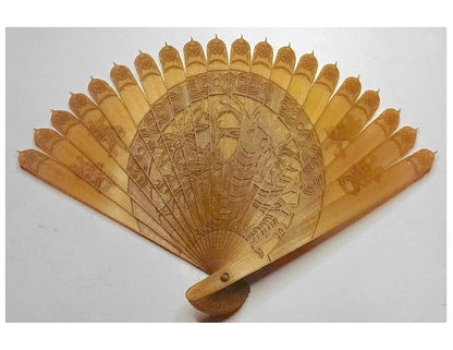 Chinesischer Fächer aufklappbar, Deko-Fächer 40 cm