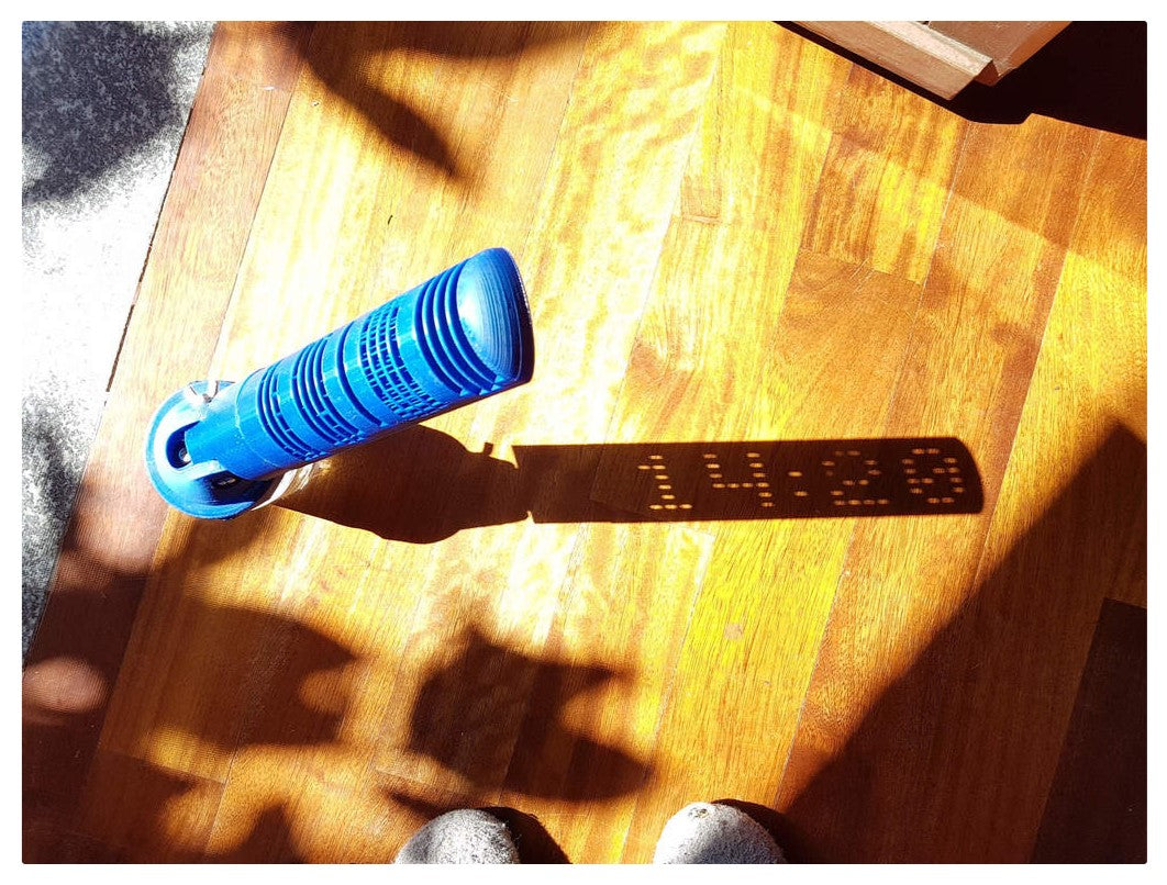 Digitale Sonnenuhr