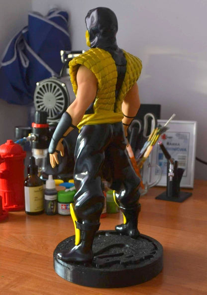 Skorpion Mortal Kombat Bemalte Figur 20 cm