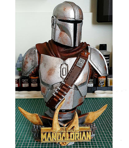 The Mandalorian Coole Pose Bemalte Büste 12 cm
