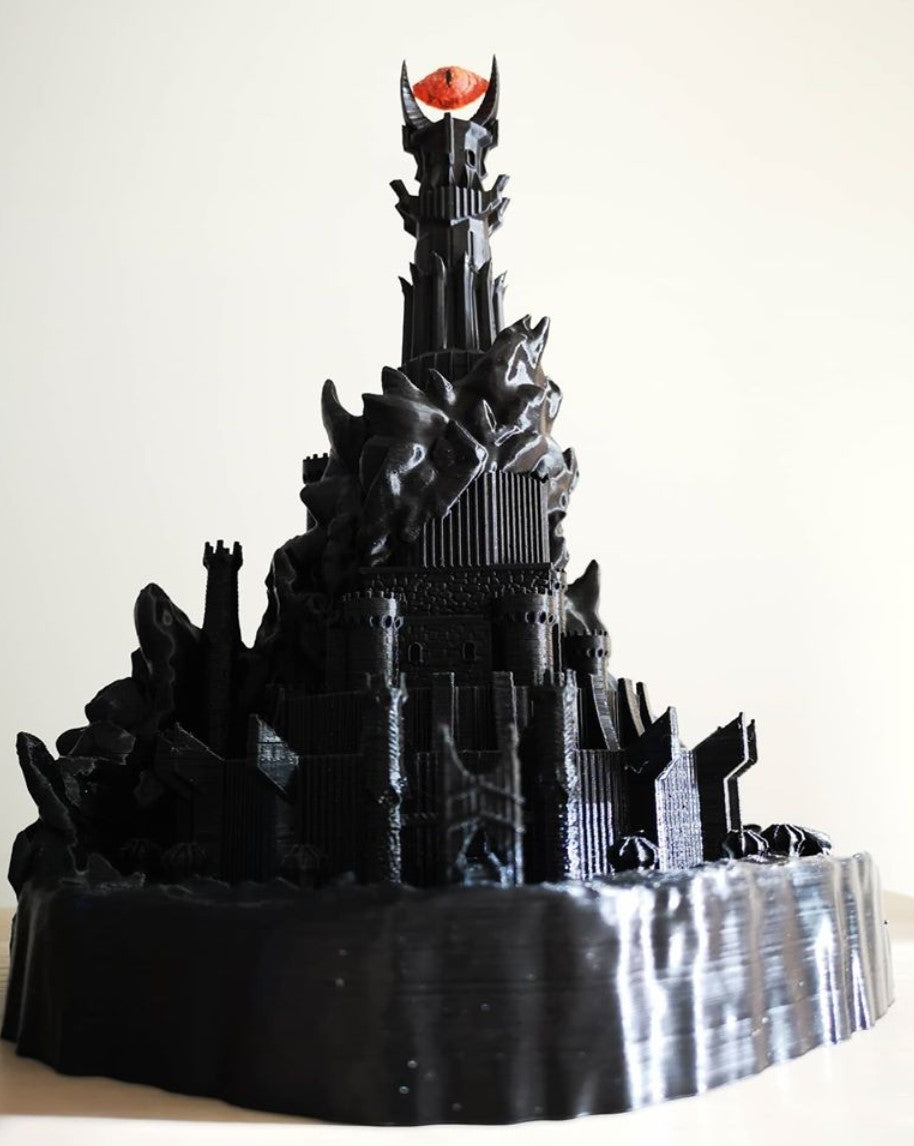 Barad-dûr Der Dunkle Turm Miniatur-Dekoartikel Riesengröße 24 cm LotR (Ohne Beleuchtung)