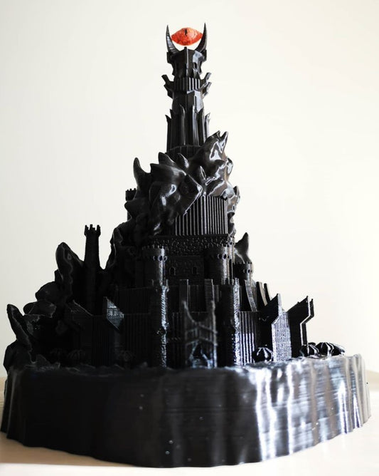 Barad-dur The Dark Tower Minyatürü Biblo Dev Boy 24 Cm Lotr (Işıksız)