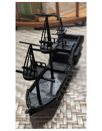Fluch der Karibik Piratenschiff 20 cm (große Version)
