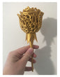 Voronoi Gold Kunstrosenvase