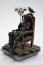 The Crow Thronbemalte Figur 25 cm