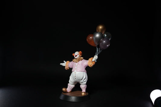 Balonlu Palyaço Figürü 20 cm Büyük Boy