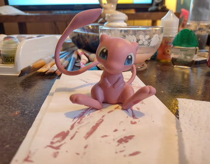 Pokemon Baby Mewtu Bemalte Figur 15 cm