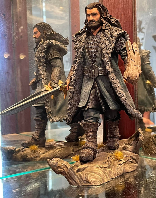 King Thorin Oakenshield The Hobbit Lord of the Rings Painted Figure 25 cm