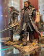 König Thorin Eichenschild Der Hobbit Herr der Ringe Bemalte Figur 25 cm