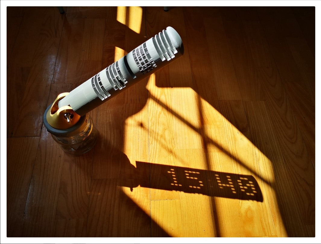 Digitale Sonnenuhr