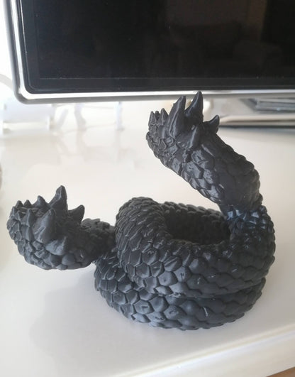 Amphisbaena Doppelkopfschlange Figur 10 cm