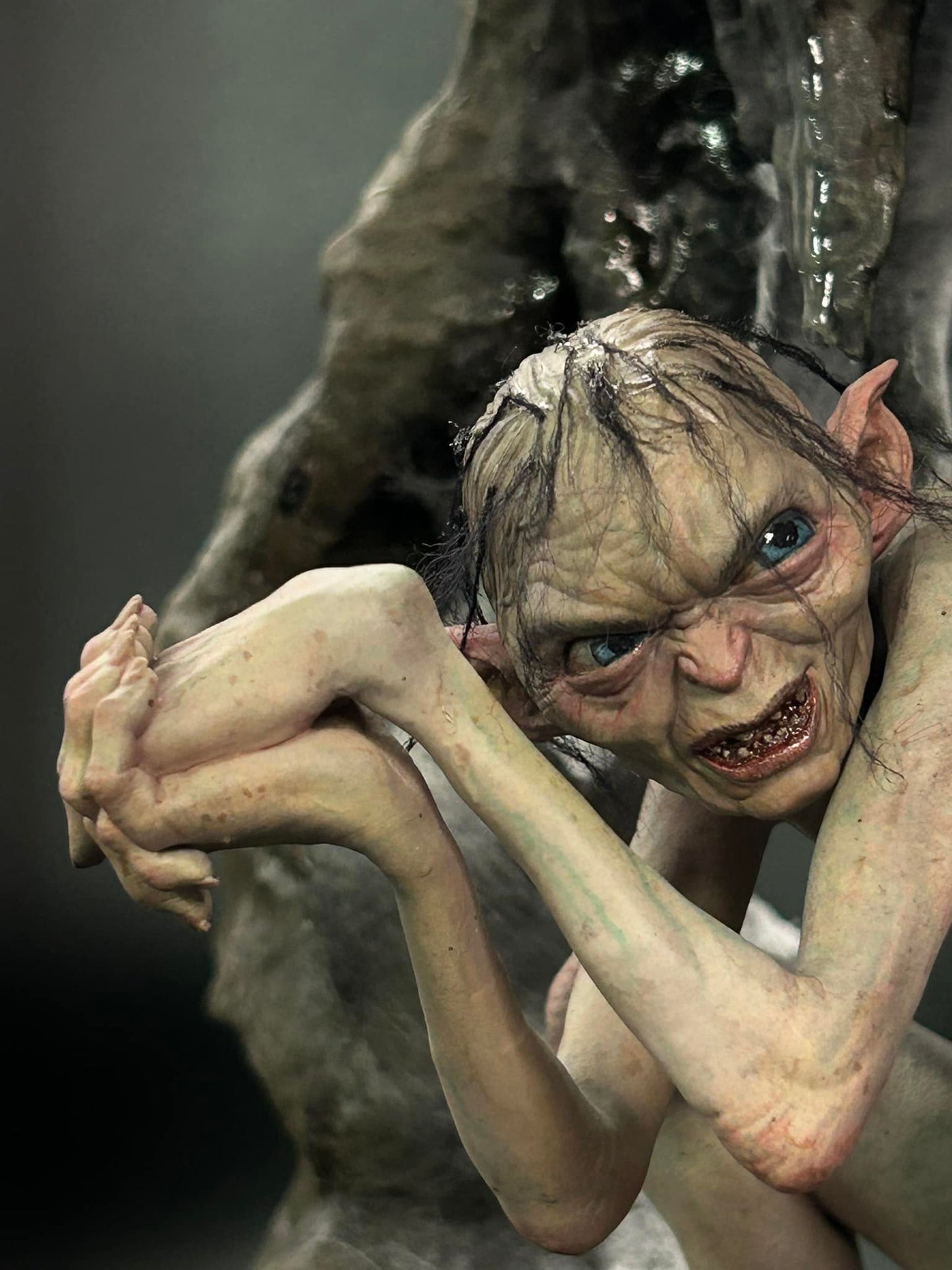 Herr der Ringe Gollum Verbotener Pool Figur 25 cm