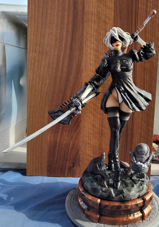 Nier Automata After War Boyalı Figür 25 CM Büyük Boy