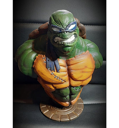 Teenage Mutant Ninja Turtles Leonardo Zornige Wut Bemalte Büste 12 cm