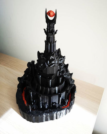 Barad-dûr Der Dunkle Turm Miniatur-Dekoartikel Riesengröße 24 cm LotR (Ohne Beleuchtung)
