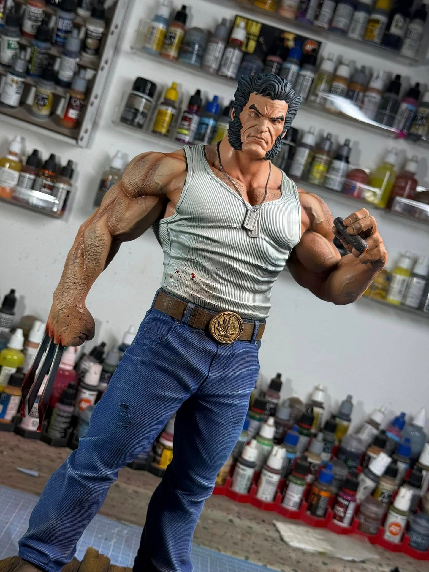 Wolverine Logan Boyalı Figür 25 Cm