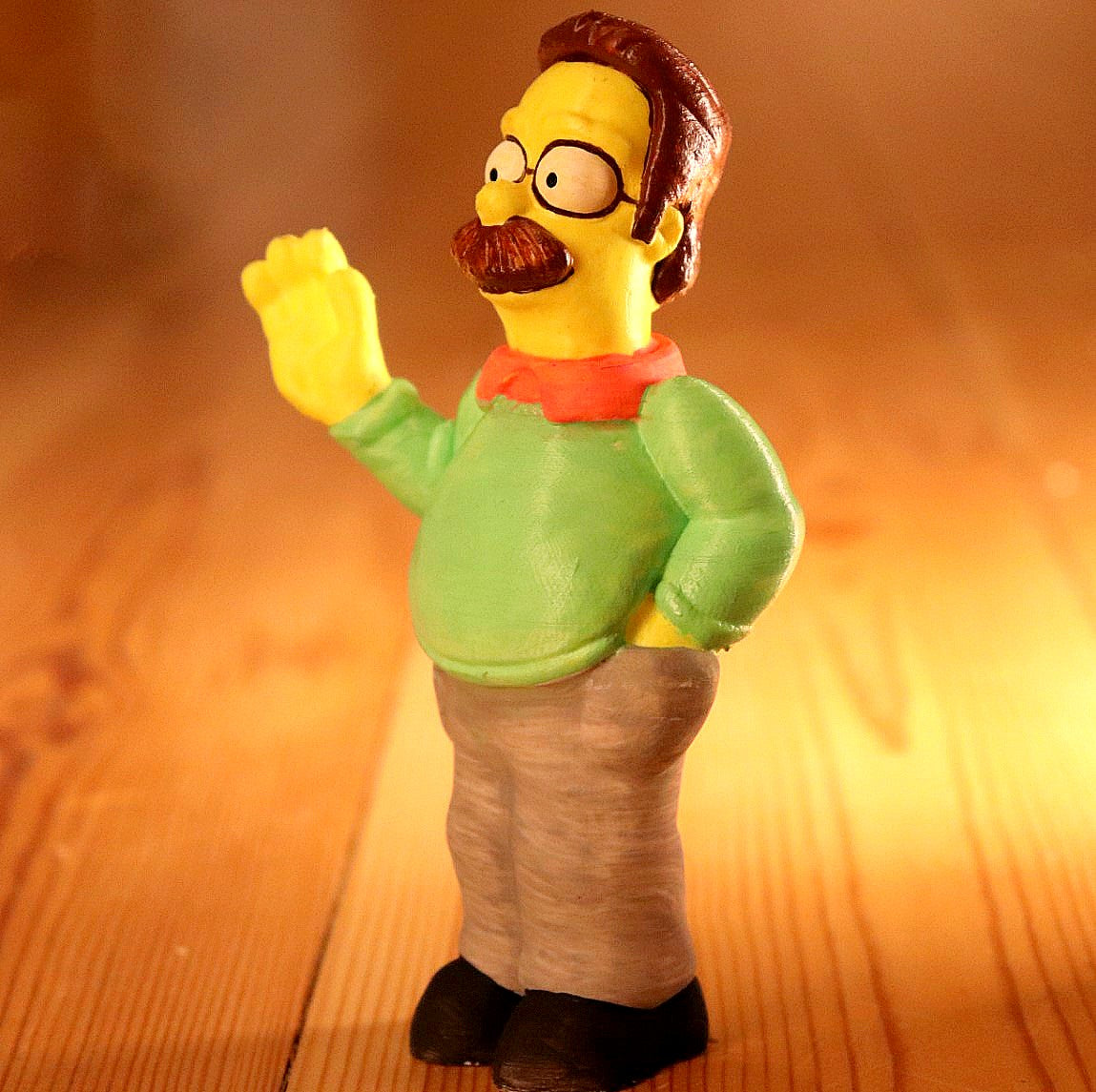 Ned Flanders Simpson Die Simpsons Die Simpsons 15 cm