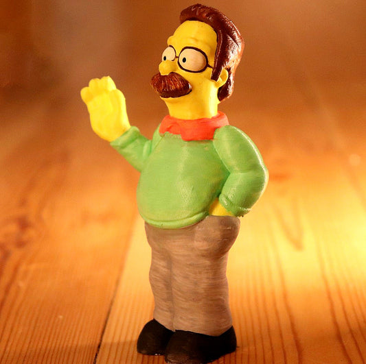 Ned Flanders Simpson Simpsons Simpsonlar 15 Cm